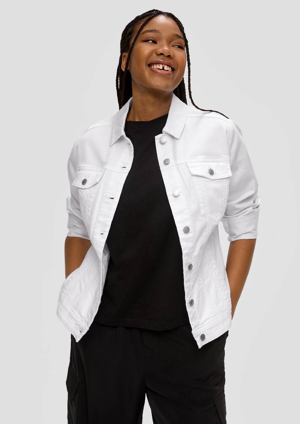 S.Oliver Leicht Taillierte Jeansjacke