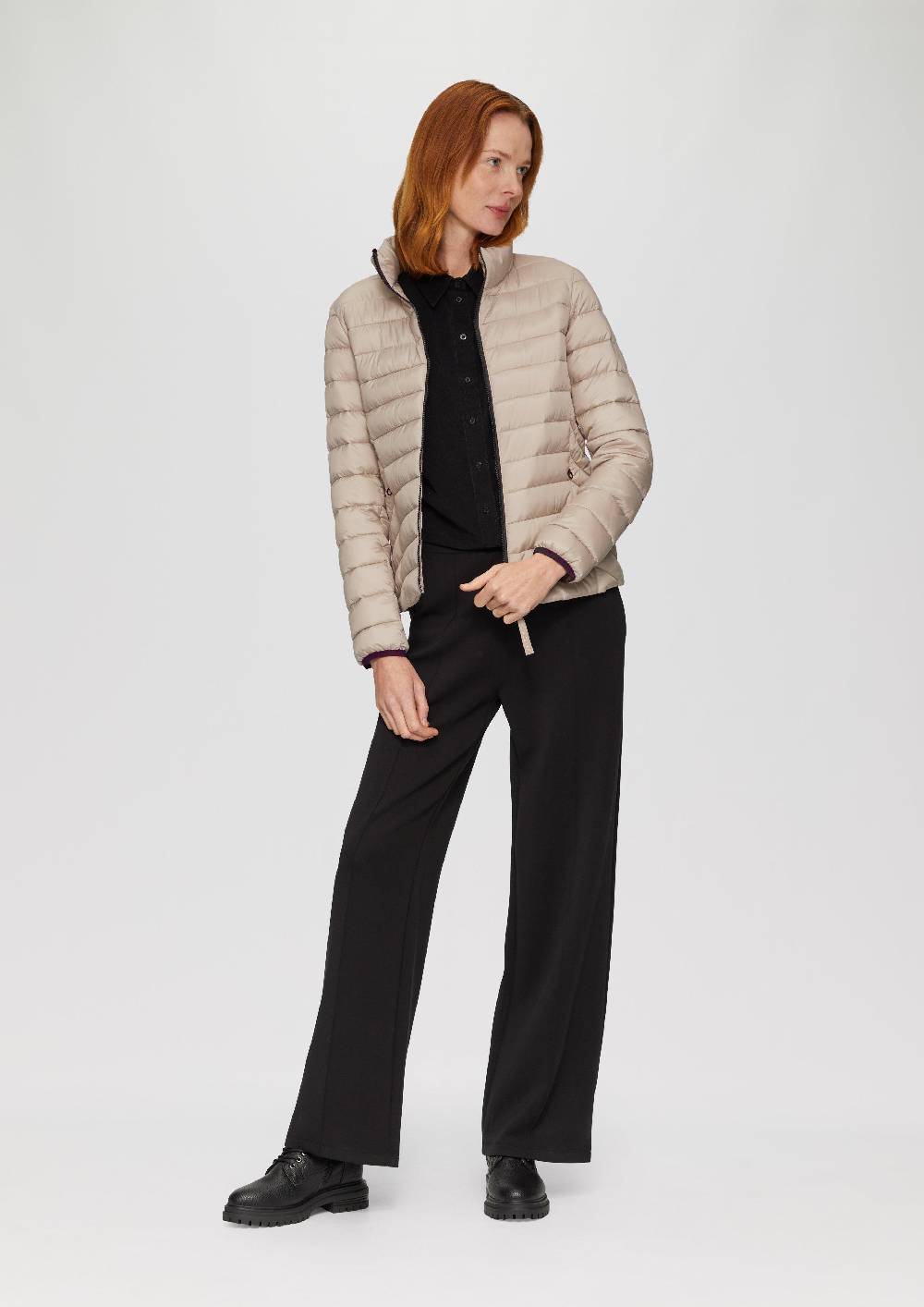 S.Oliver Leichte Jacke Mit Steppung Und Stehkragen