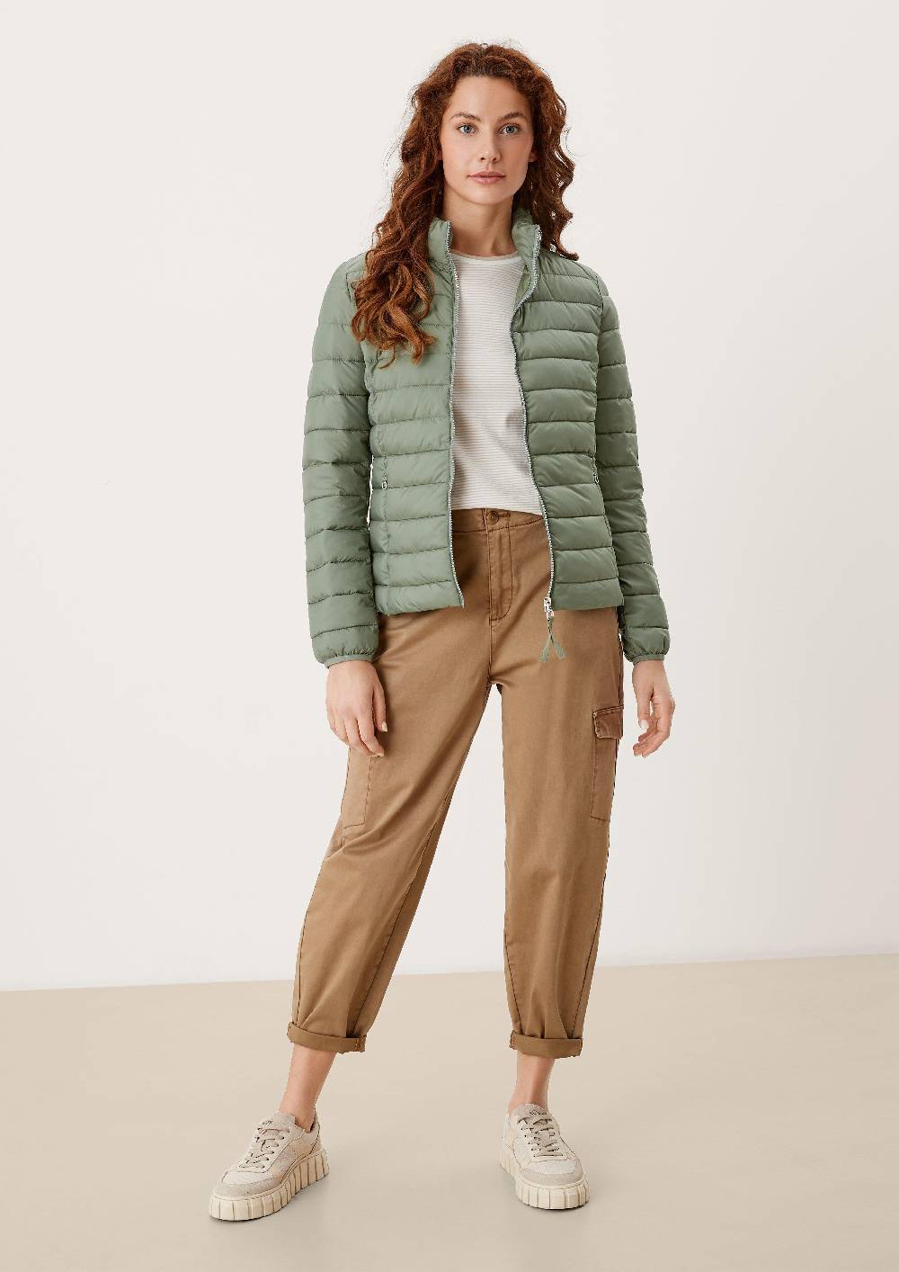 S.Oliver Leichte Jacke Mit Steppung Und Stehkragen