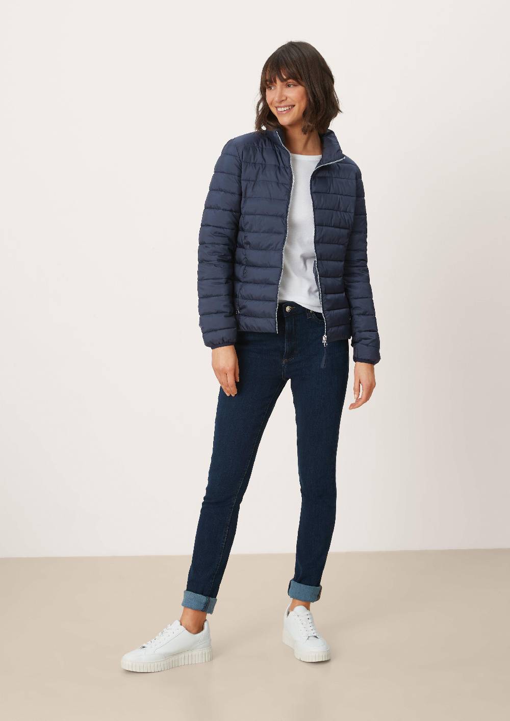 S.Oliver Leichte Jacke Mit Steppung Und Stehkragen