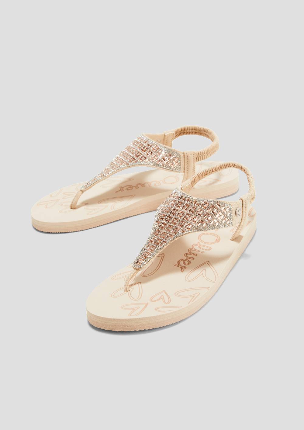 S.Oliver Leichte Sandalen Mit Schmuck-Details