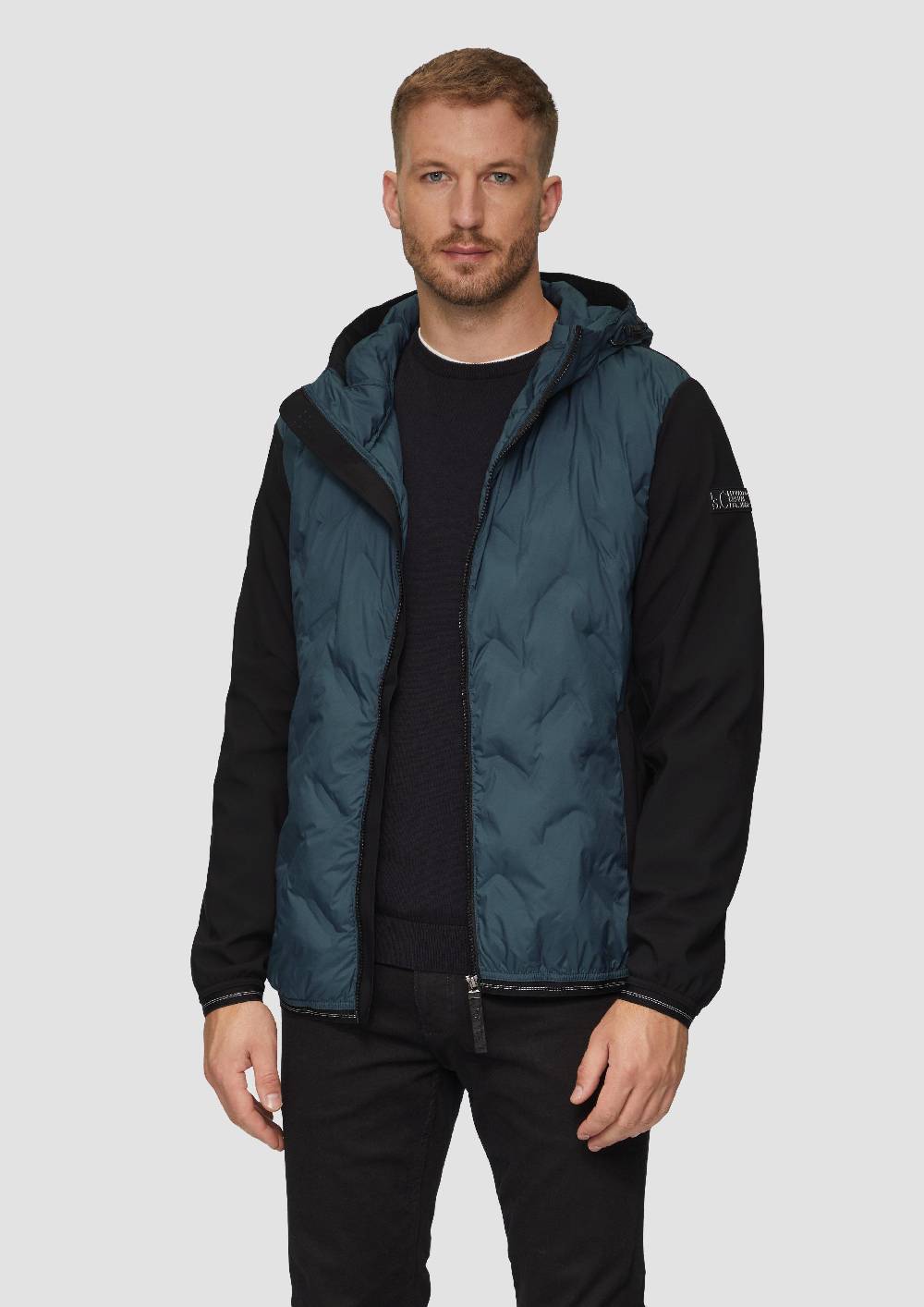 S.Oliver Leichte Steppjacke Im Fabricmix