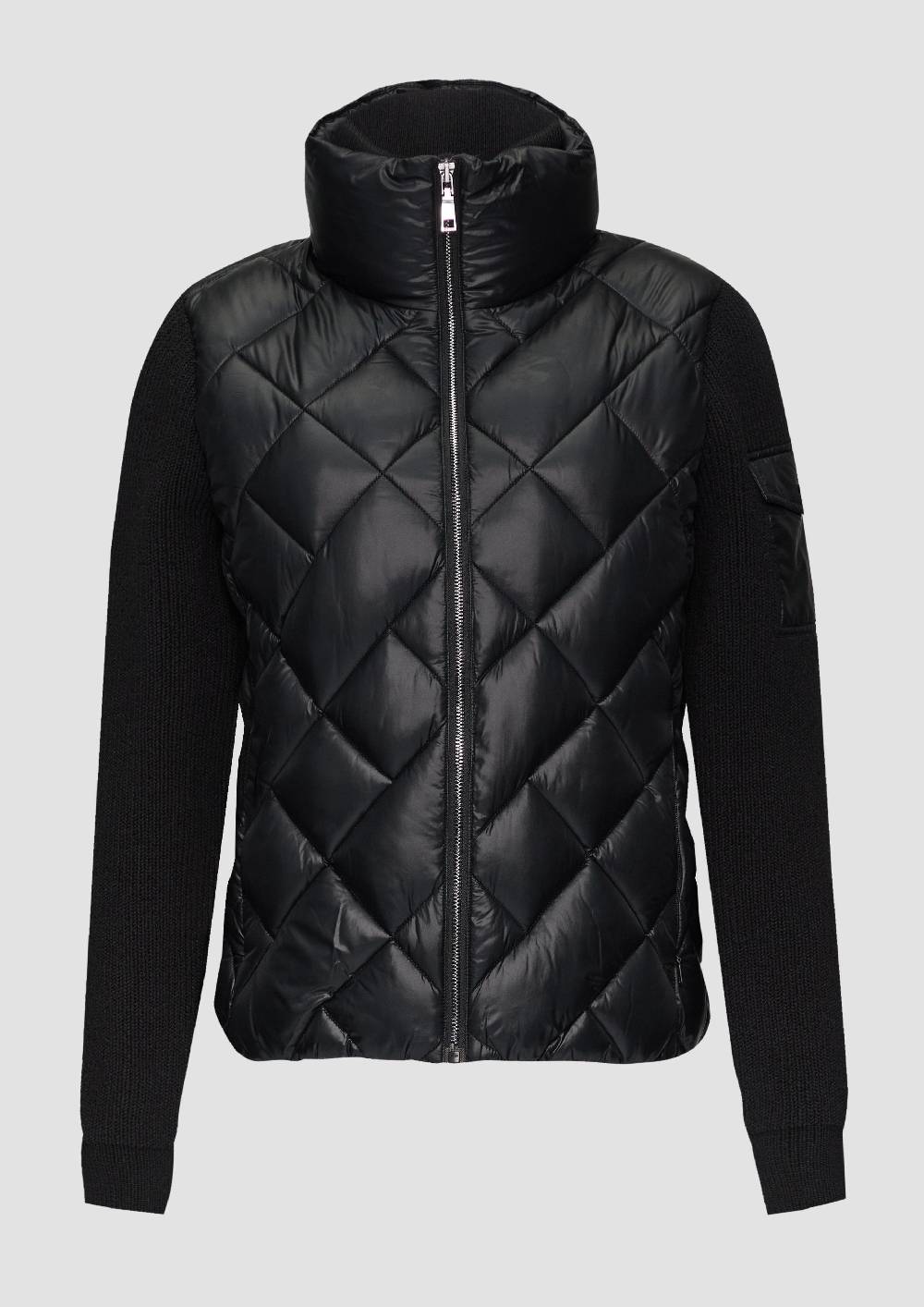 S.Oliver Leichte Steppjacke Mit Gestrickten Ärmeln