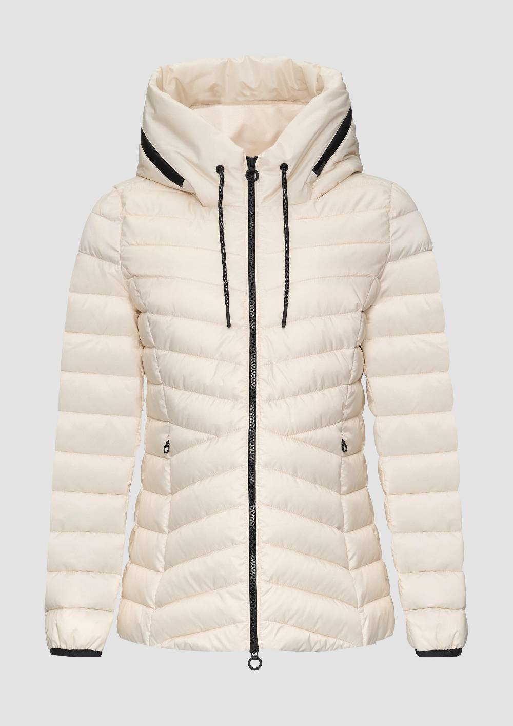 S.Oliver Leichte Steppjacke Mit Logo-Kapuze