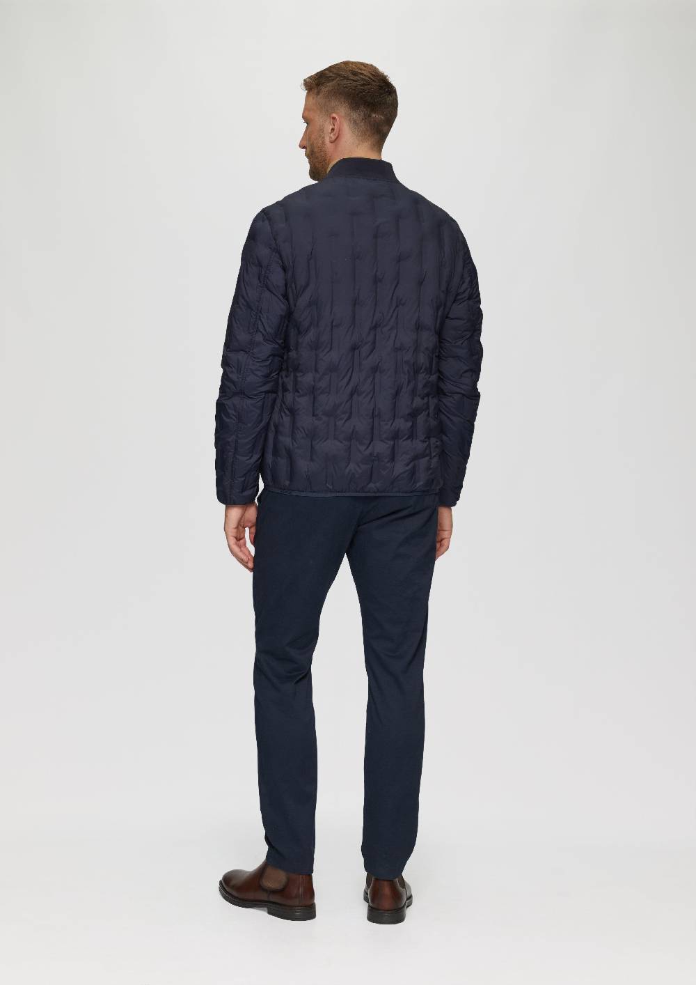 S.Oliver Leichte Steppjacke Mit Strickkragen