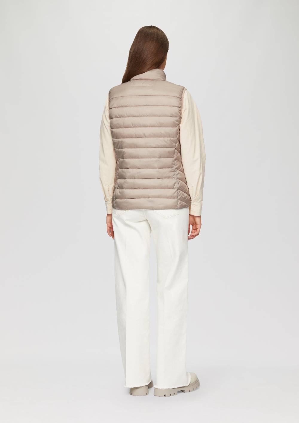 S.Oliver Leichte Weste Mit Steppung Und Stehkragen