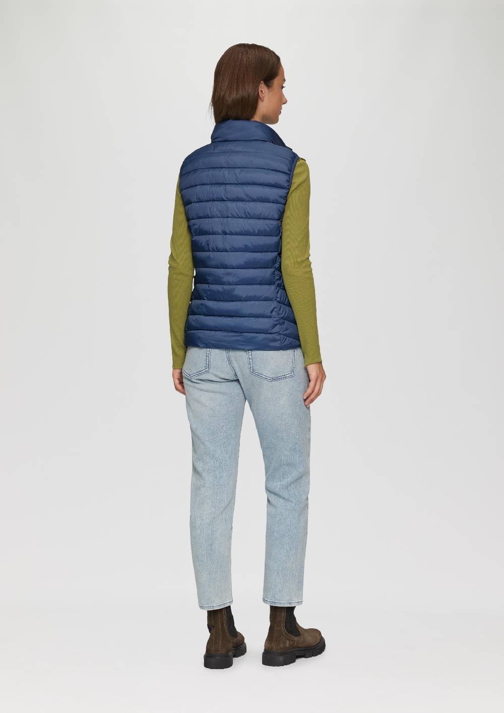 S.Oliver Leichte Weste Mit Steppung Und Stehkragen