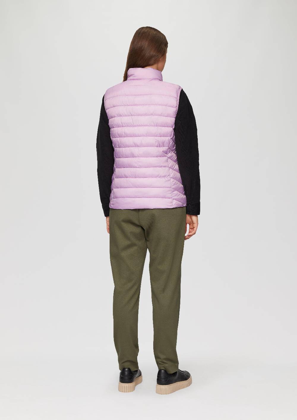 S.Oliver Leichte Weste Mit Steppung Und Stehkragen