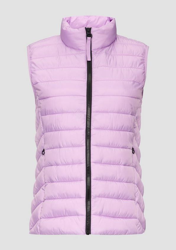 s.Oliver Leichte Weste mit Steppung und Stehkragen