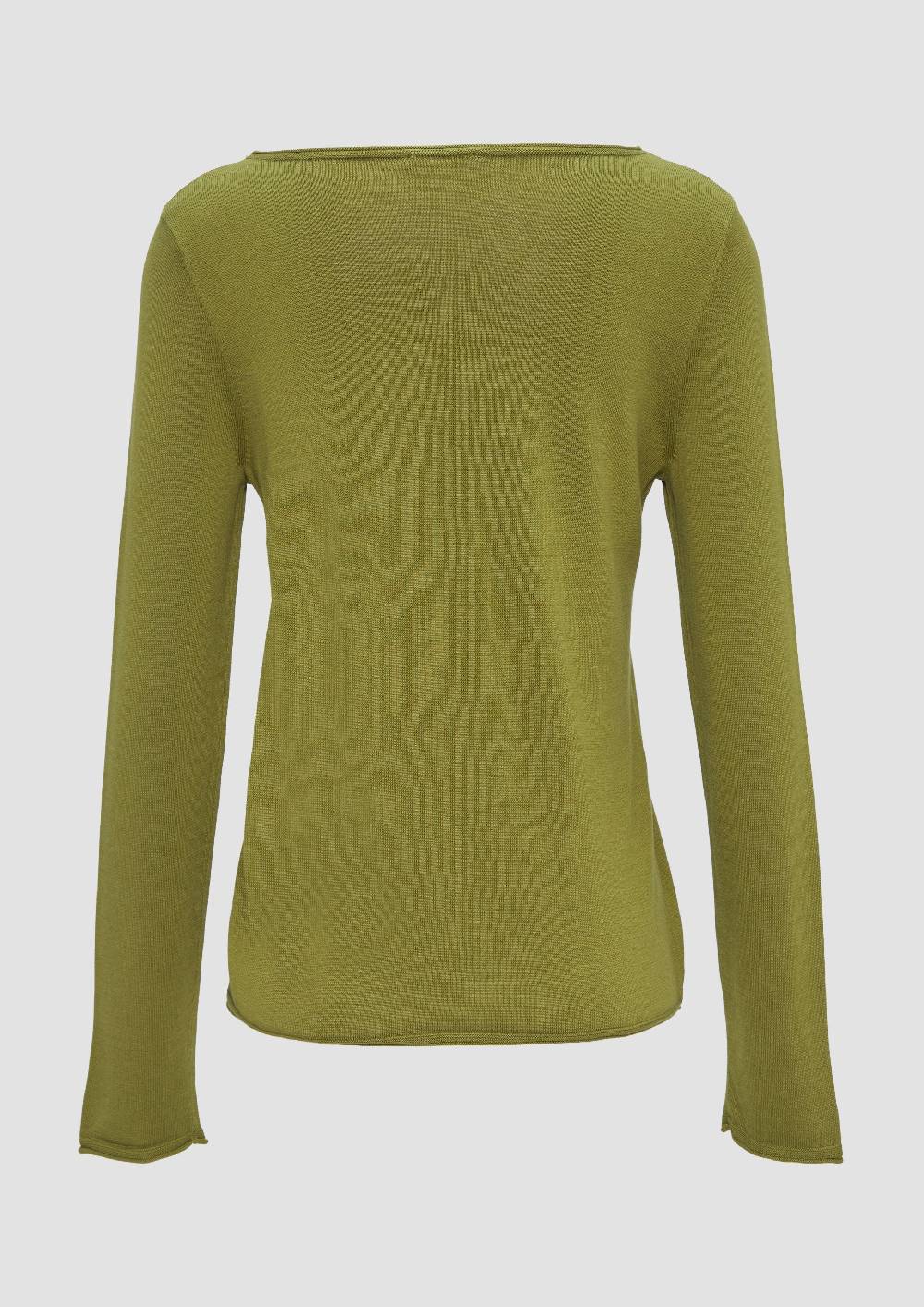 S.Oliver Leichter Feinstrickpullover Mit Rollkante