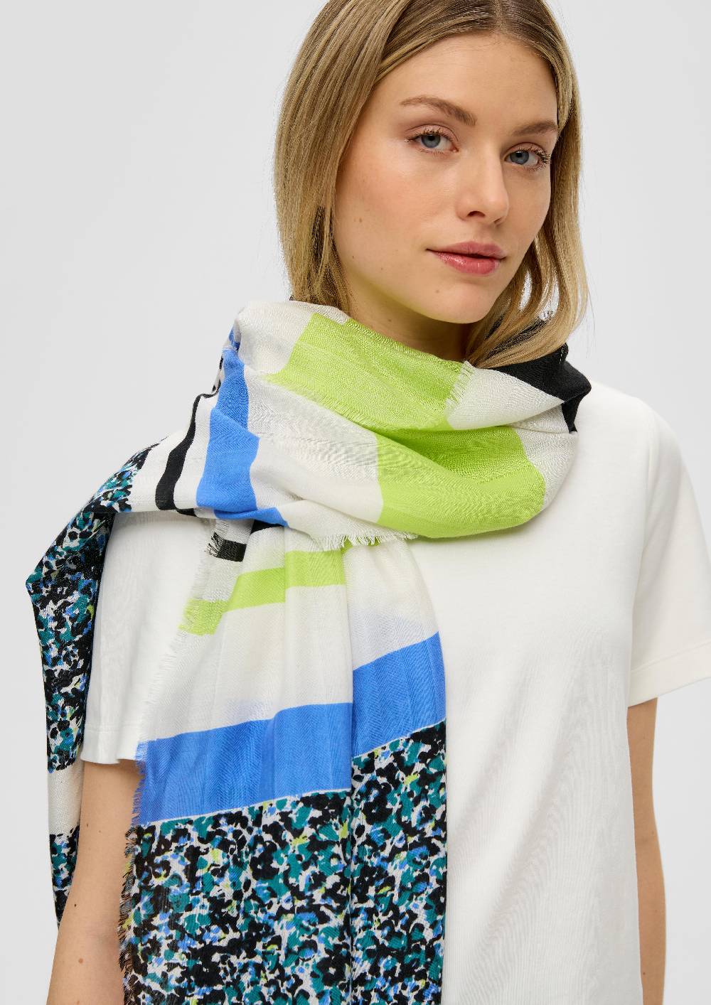 S.Oliver Leichter Schal Aus Viskosemix