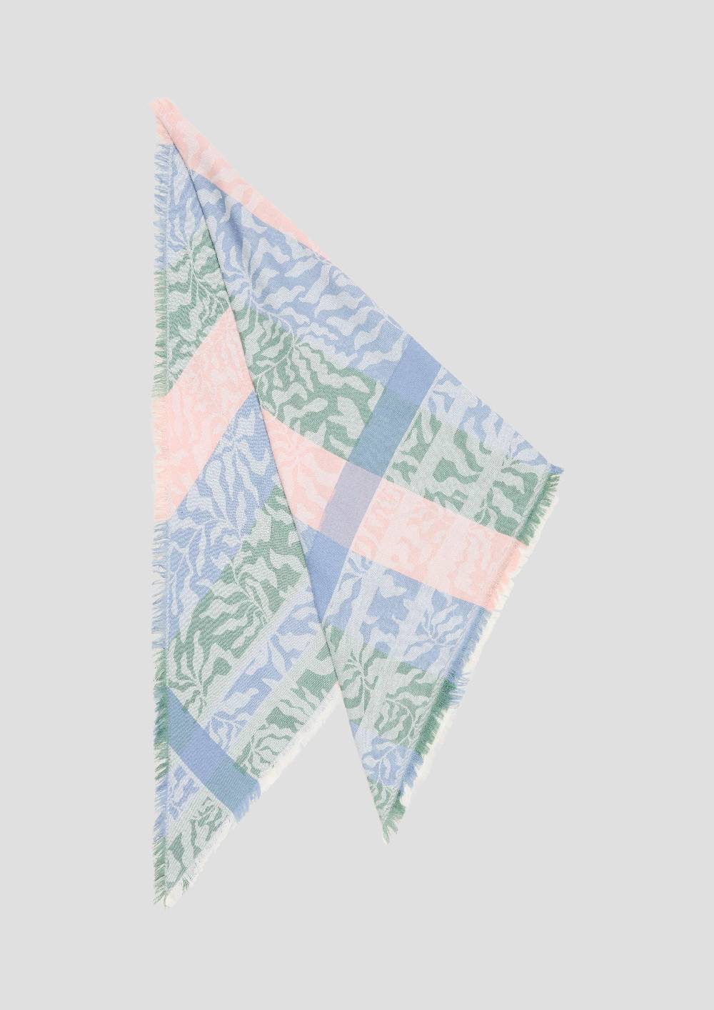 S.Oliver Leichter Schal Mit All-over-Muster