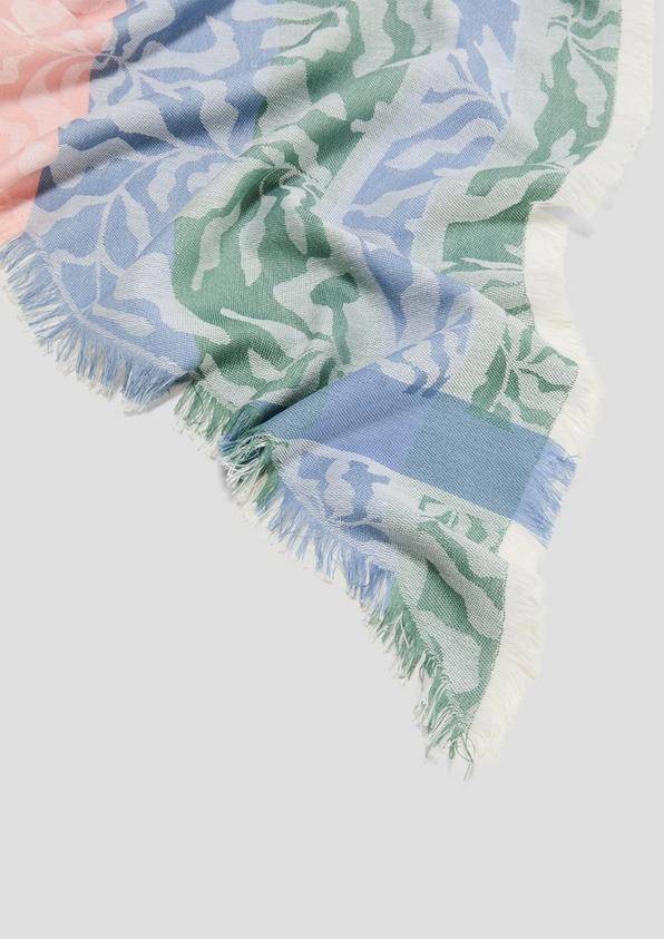 s.Oliver Leichter Schal mit All-over-Muster
