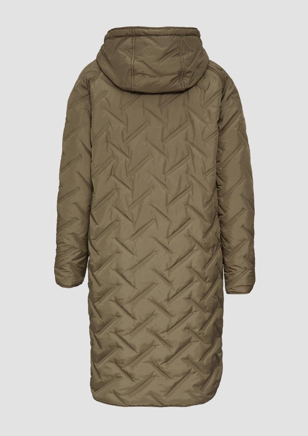S.Oliver Leichter Steppmantel Mit Kapuze