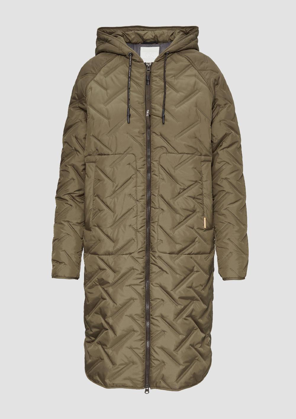 S.Oliver Leichter Steppmantel Mit Kapuze