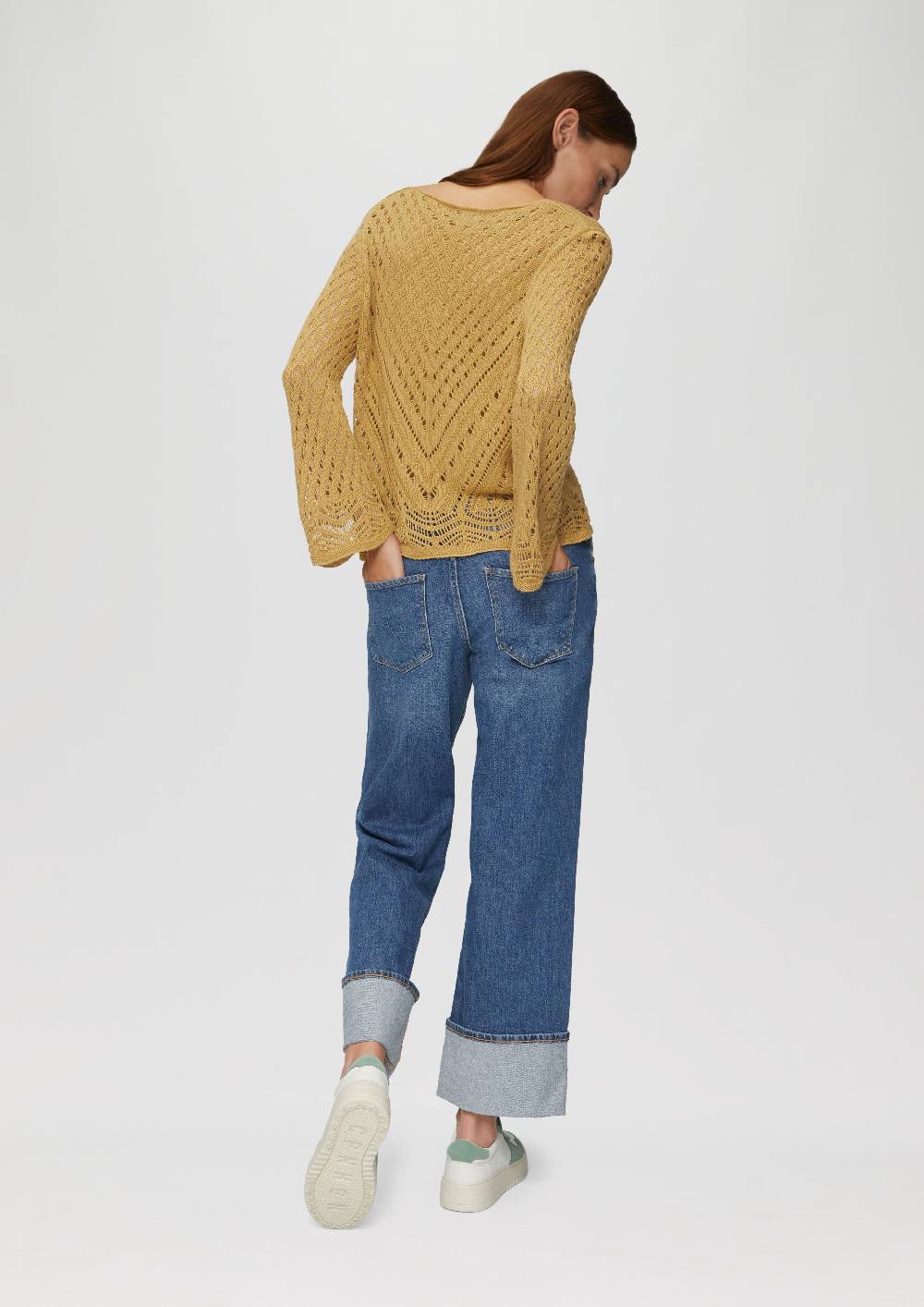 S.Oliver Leichter Strickpullover In Ajour-Muster