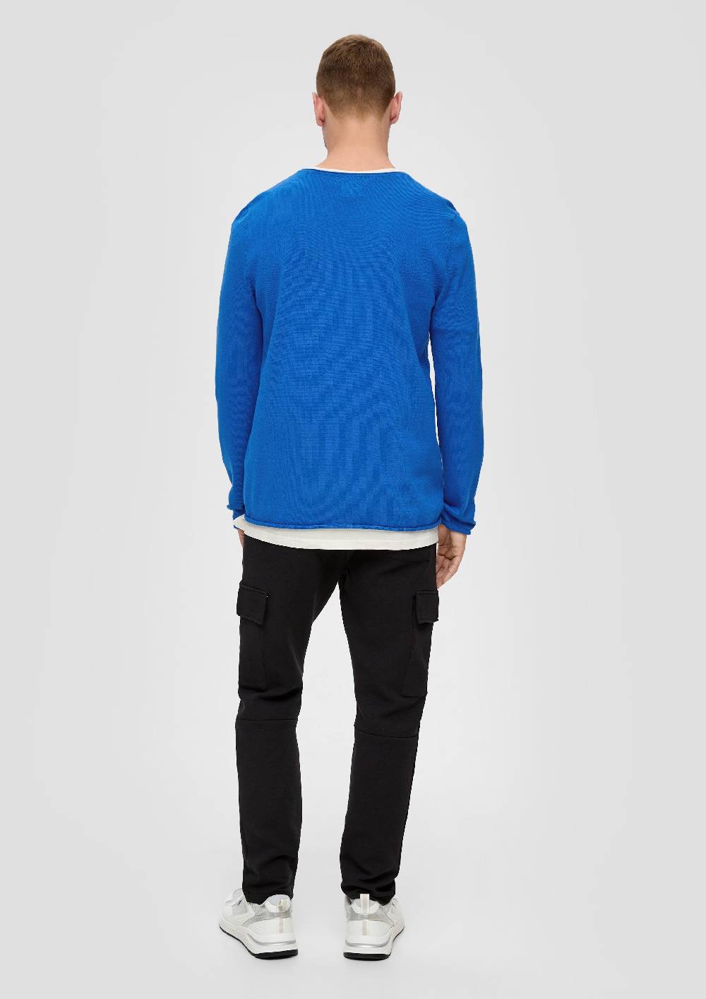 S.Oliver Leichter Strickpullover Mit Rollsaum