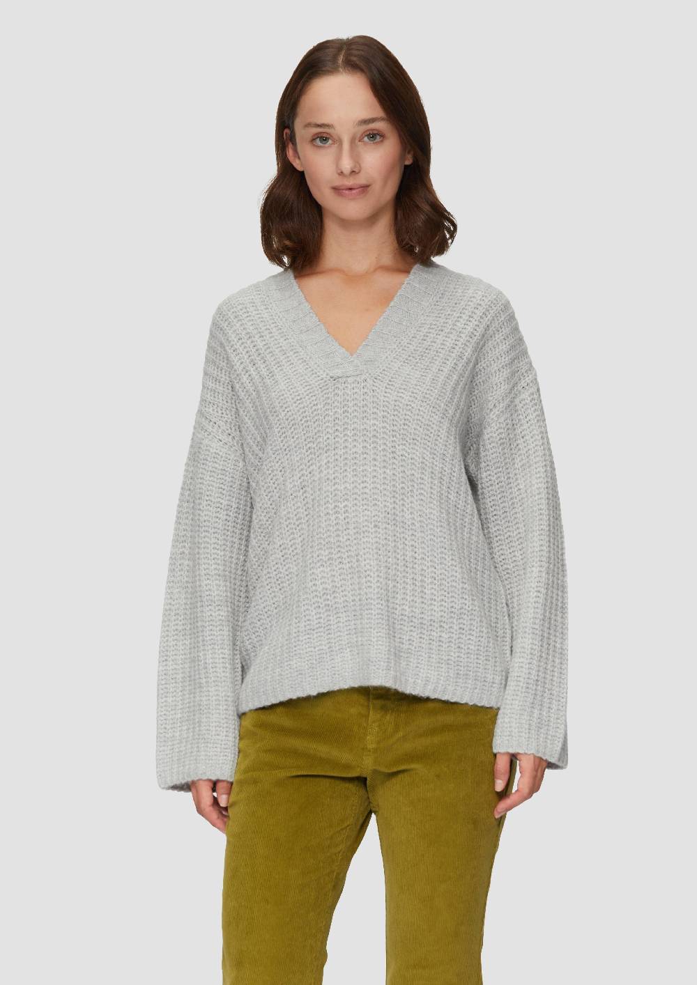 S.Oliver Leichter Wollpullover Im Relaxed Fit