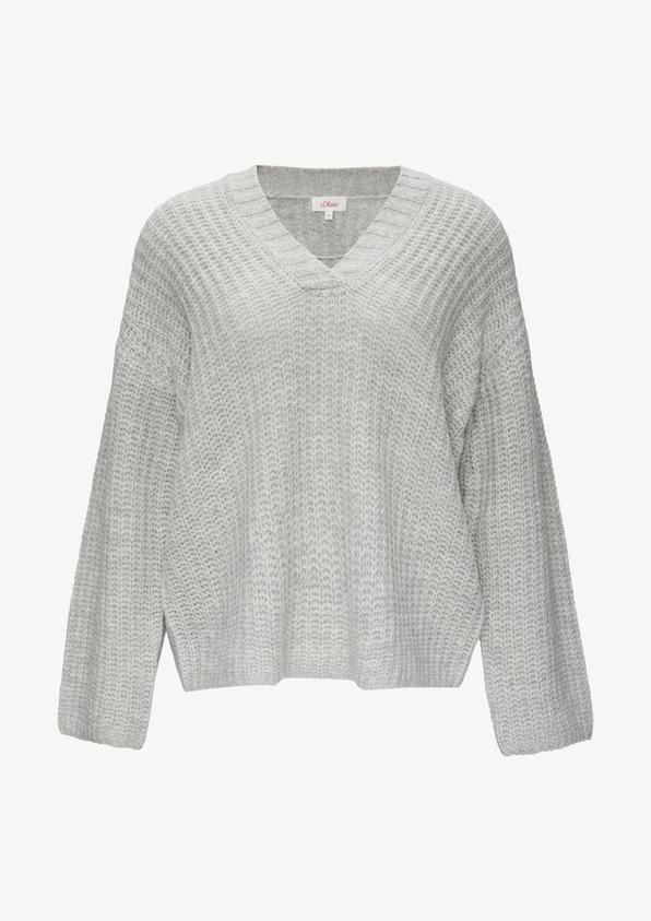 s.Oliver Leichter Wollpullover im Relaxed Fit