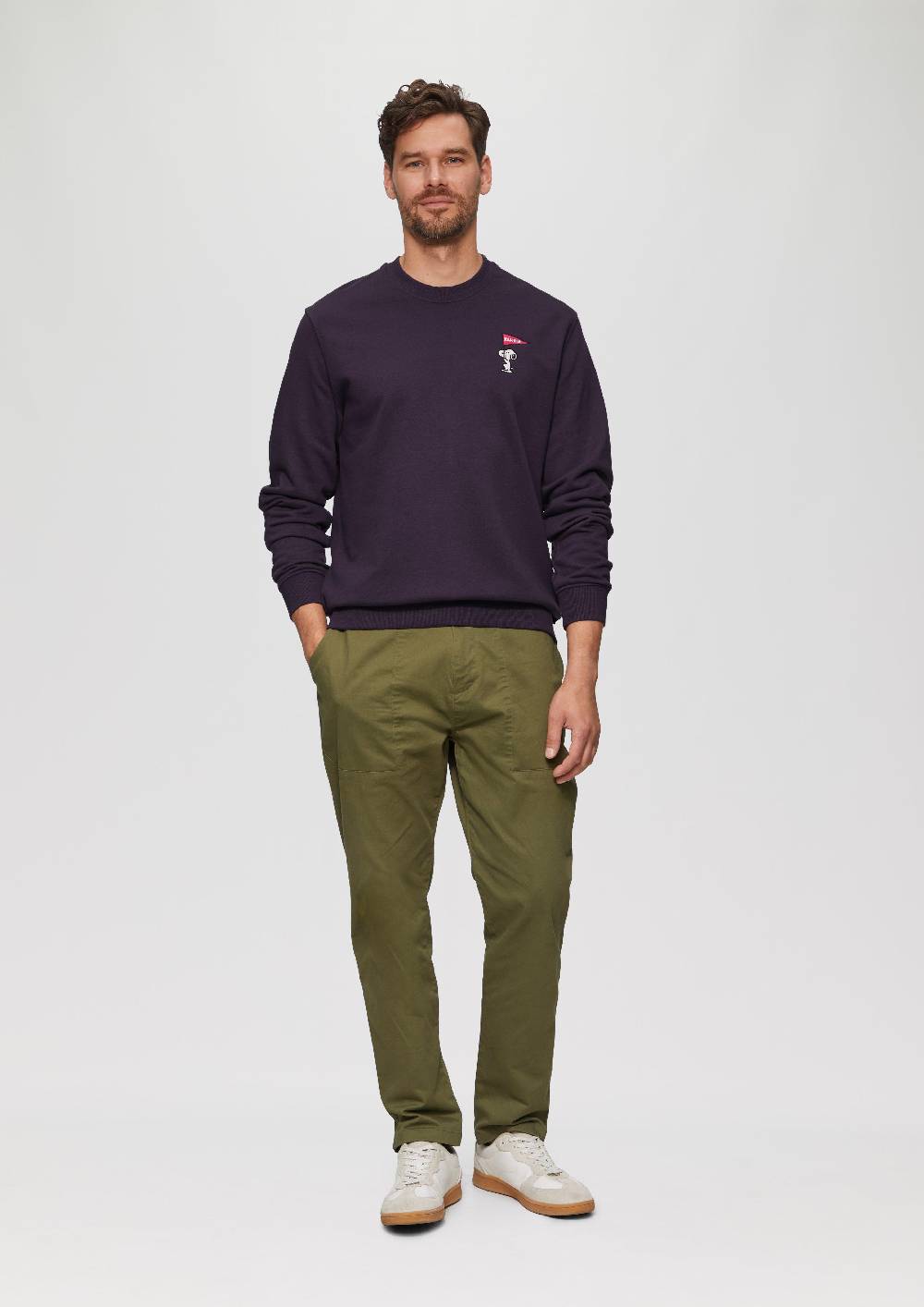 S.Oliver Leichtes Sweatshirt Mit Peanuts®-Motiv