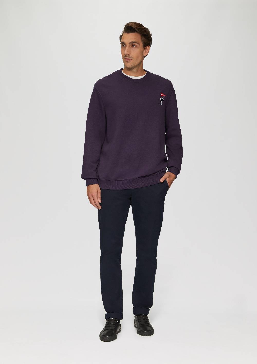 S.Oliver Leichtes Sweatshirt Mit Peanuts®-Motiv