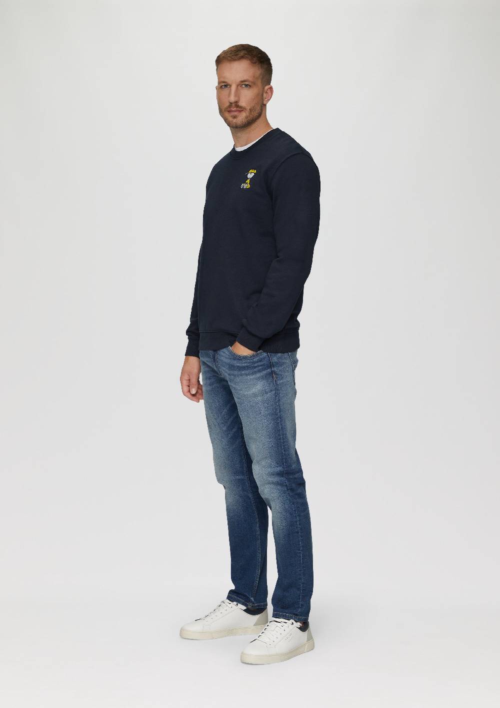 S.Oliver Leichtes Sweatshirt Mit Peanuts®-Motiv