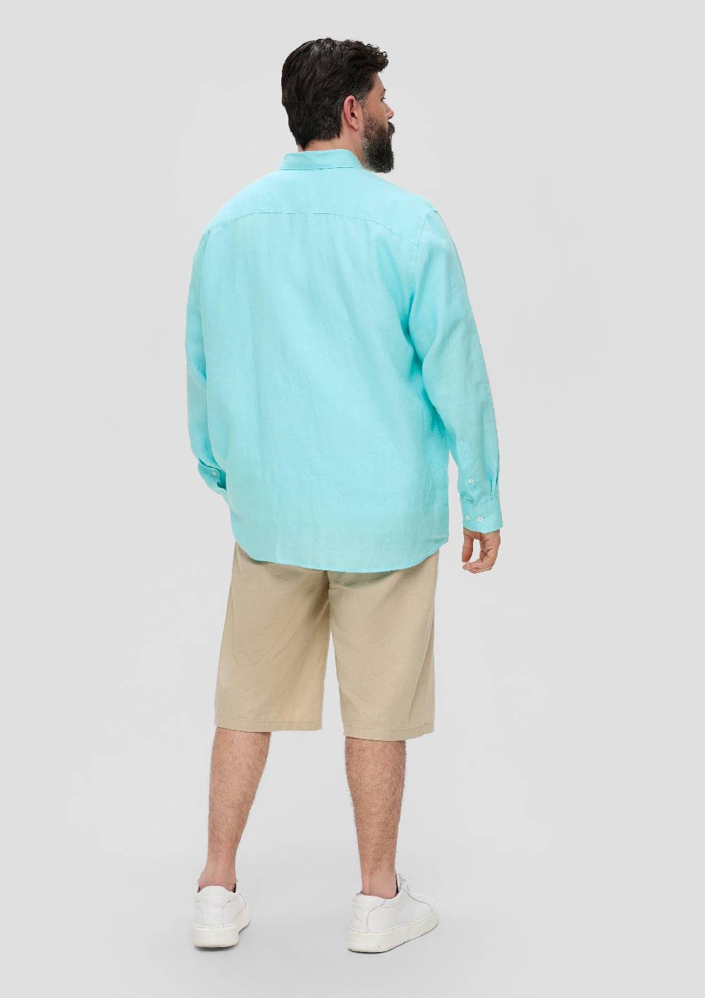 S.Oliver Leinenhemd Mit Button-Down-Kragen