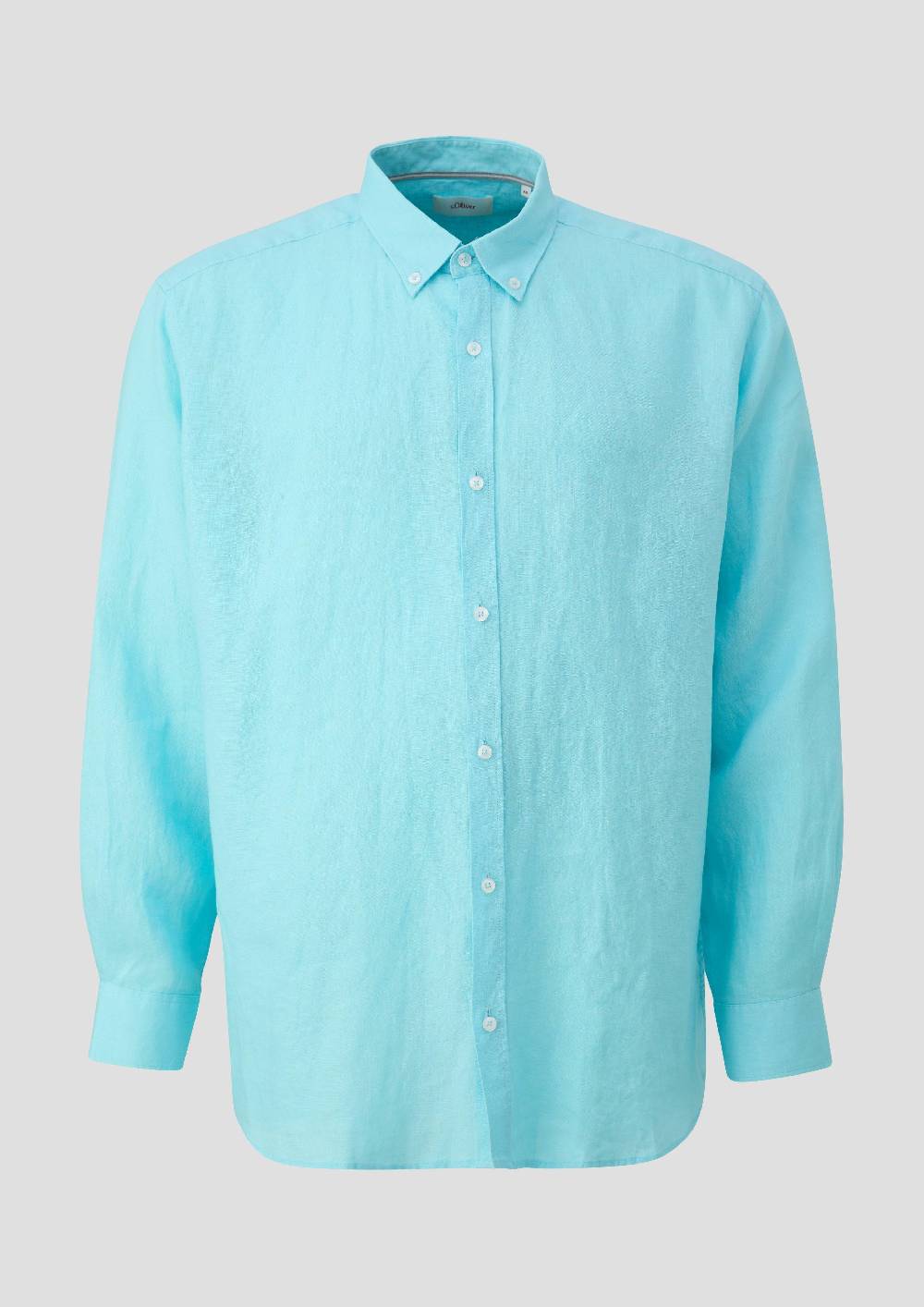 S.Oliver Leinenhemd Mit Button-Down-Kragen