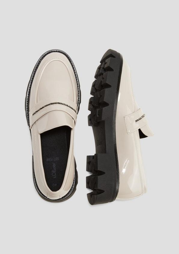 s.Oliver Loafer in Lackleder-Optik