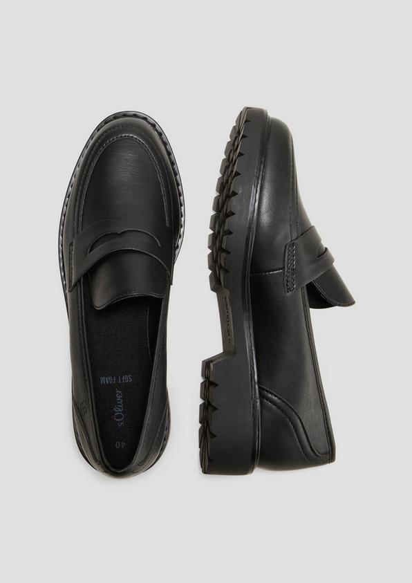 s.Oliver Loafer in Leder-Optik