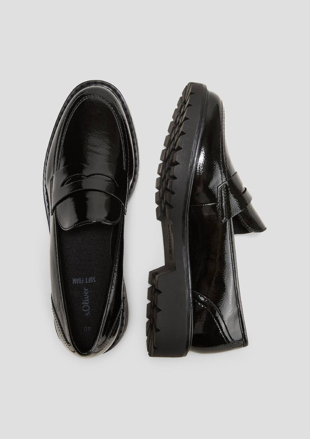 S.Oliver Loafer In Leder-Optik