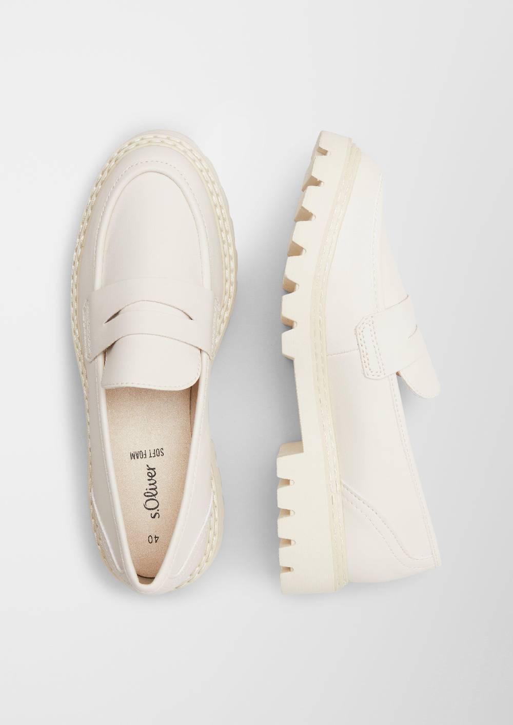 S.Oliver Loafer In Leder-Optik