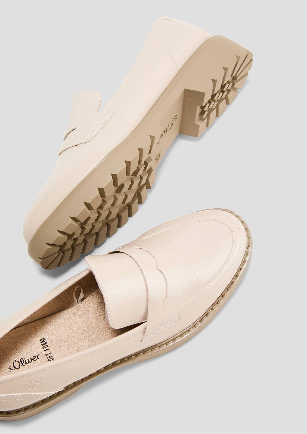 S.Oliver Loafer In Leder-Optik