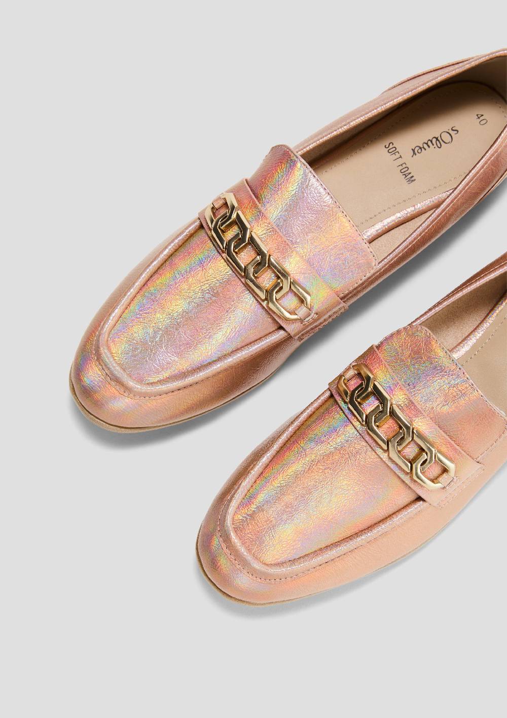 S.Oliver Loafer In Leder-Optik