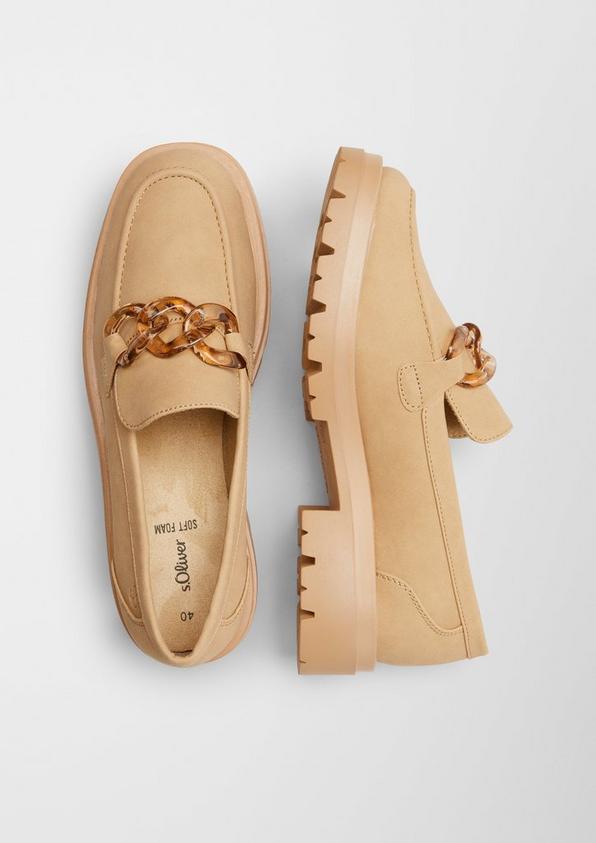 s.Oliver Loafer mit Ketten-Detail