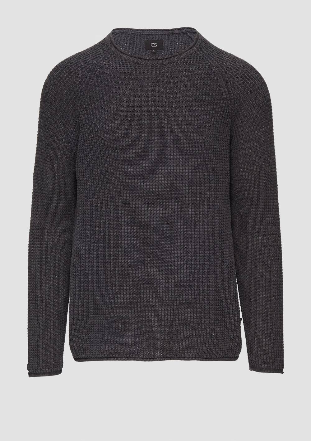 S.Oliver Locker Gestrickter Pullover Mit Waschung