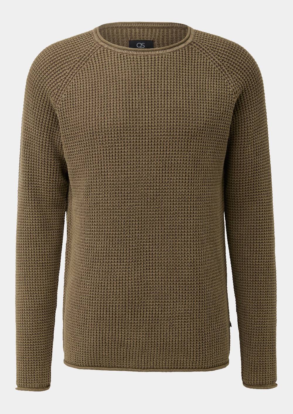 S.Oliver Locker Gestrickter Pullover Mit Waschung