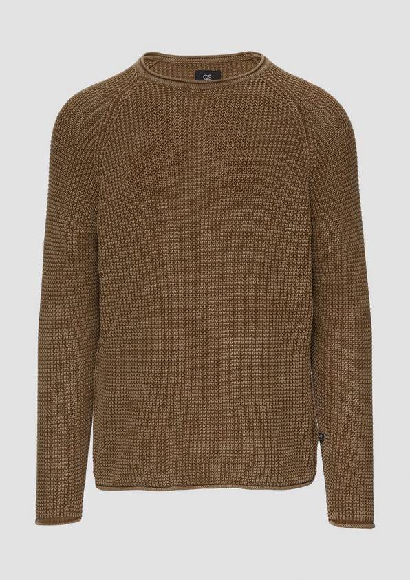 s.Oliver Locker gestrickter Pullover mit Waschung