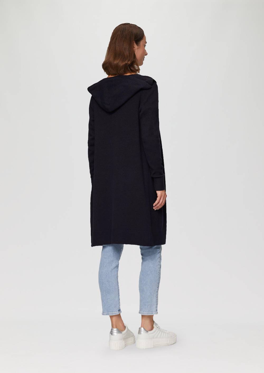 S.Oliver Long-Cardigan Mit Kapuze