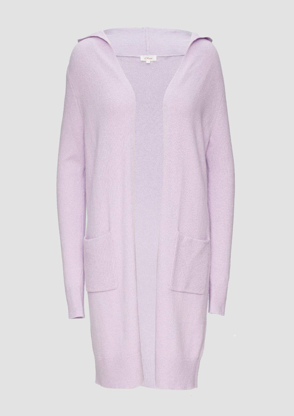 S.Oliver Long-Cardigan Mit Kapuze