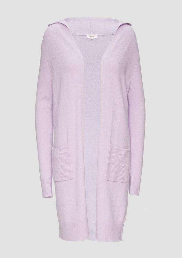 s.Oliver Long-Cardigan mit Kapuze