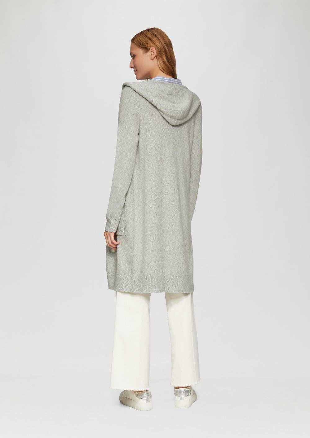 S.Oliver Long-Cardigan Mit Kapuze
