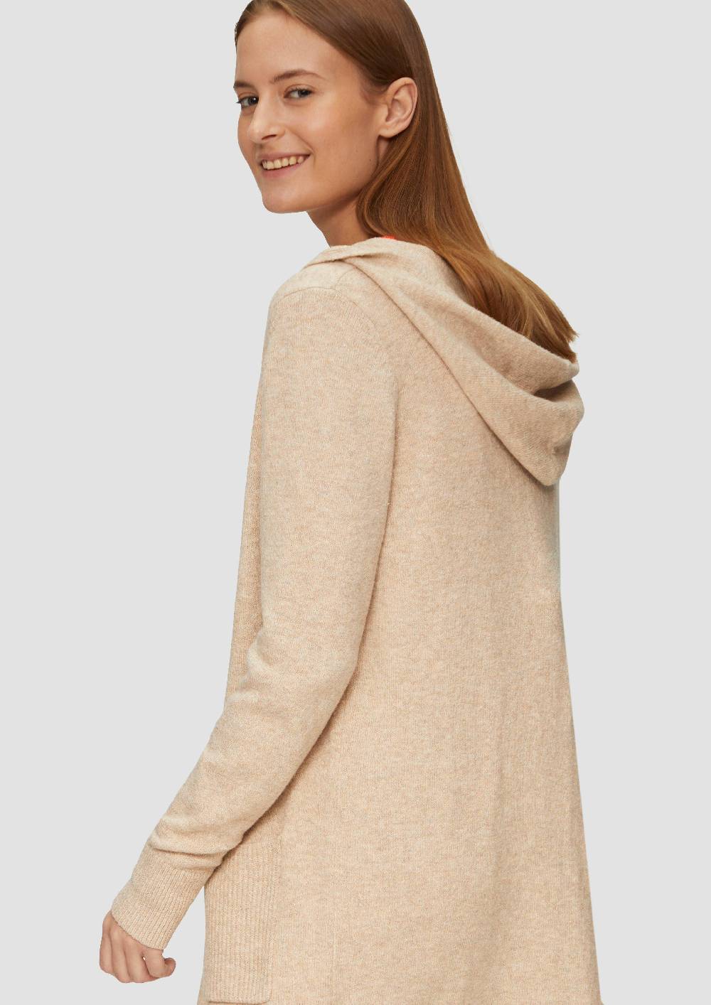 S.Oliver Long-Cardigan Mit Kapuze