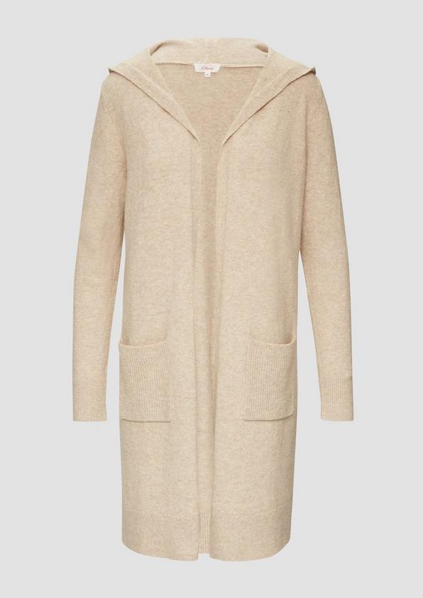 s.Oliver Long-Cardigan mit Kapuze