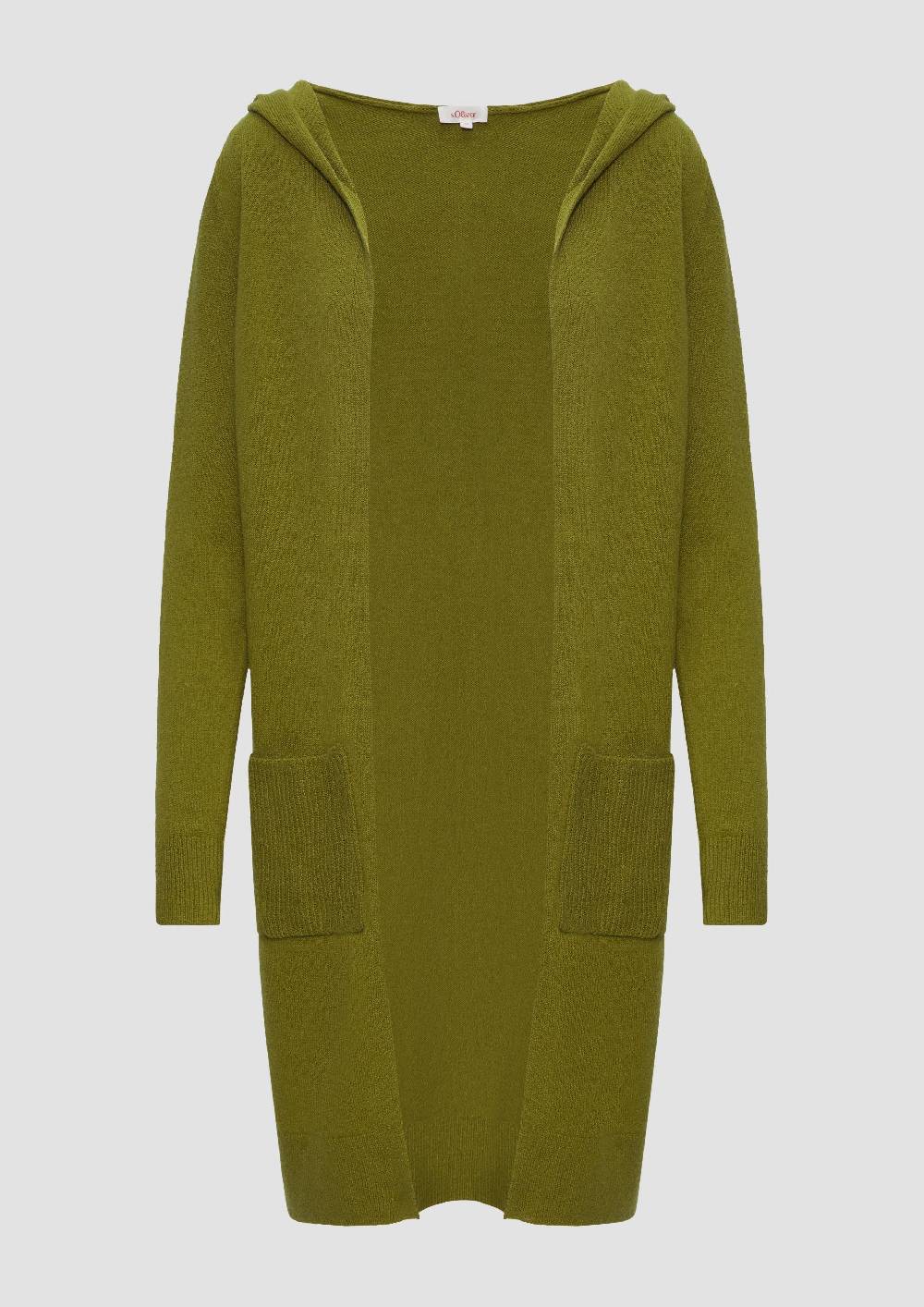 S.Oliver Long-Cardigan Mit Kapuze
