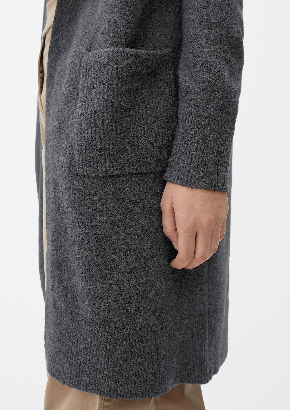 S.Oliver Long-Cardigan Mit Kapuze