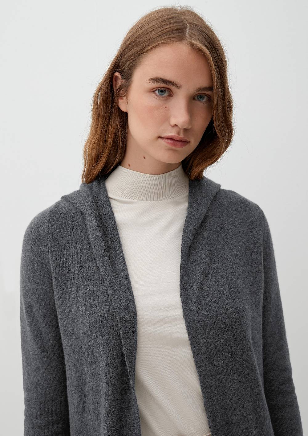 S.Oliver Long-Cardigan Mit Kapuze