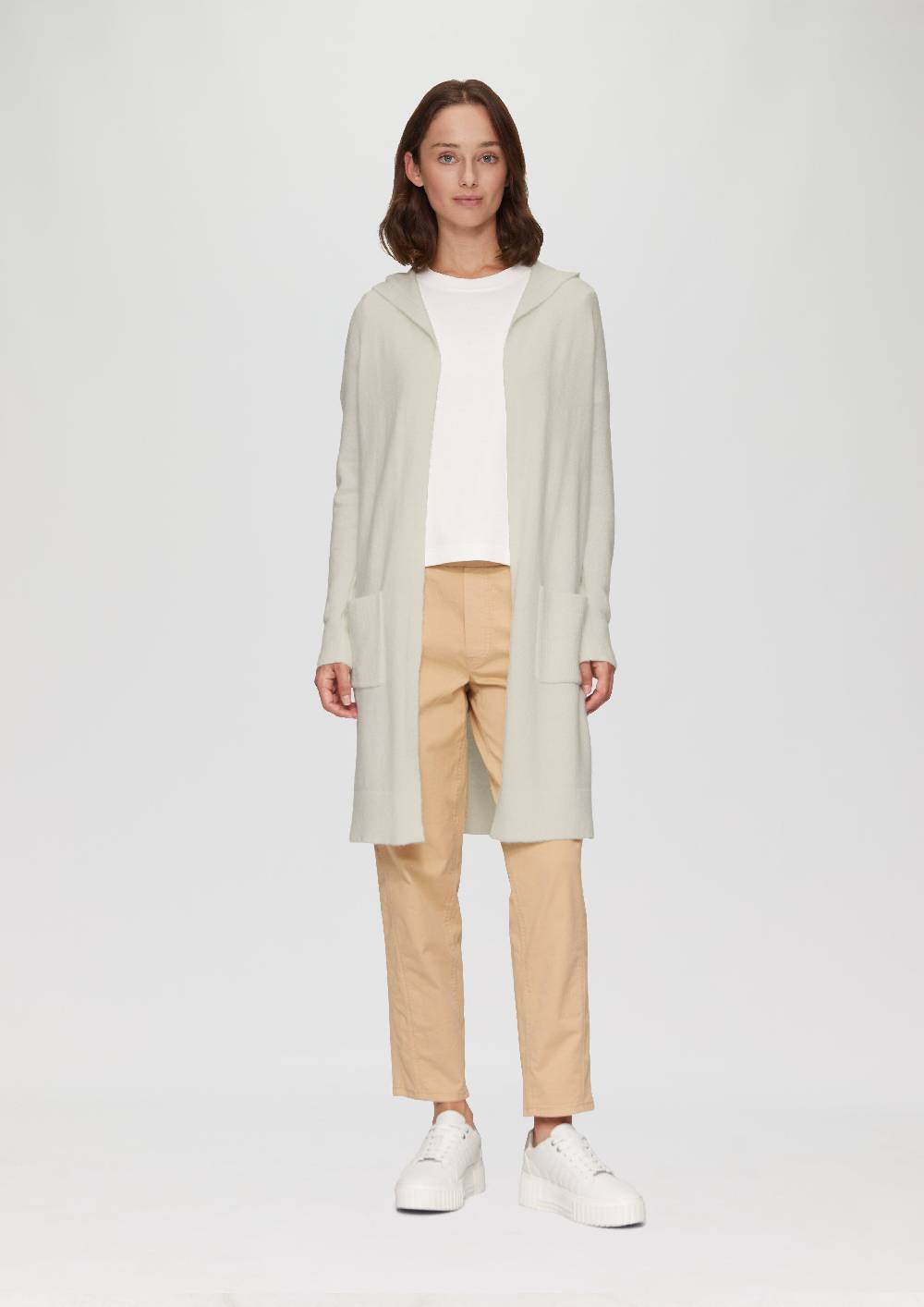 S.Oliver Long-Cardigan Mit Kapuze