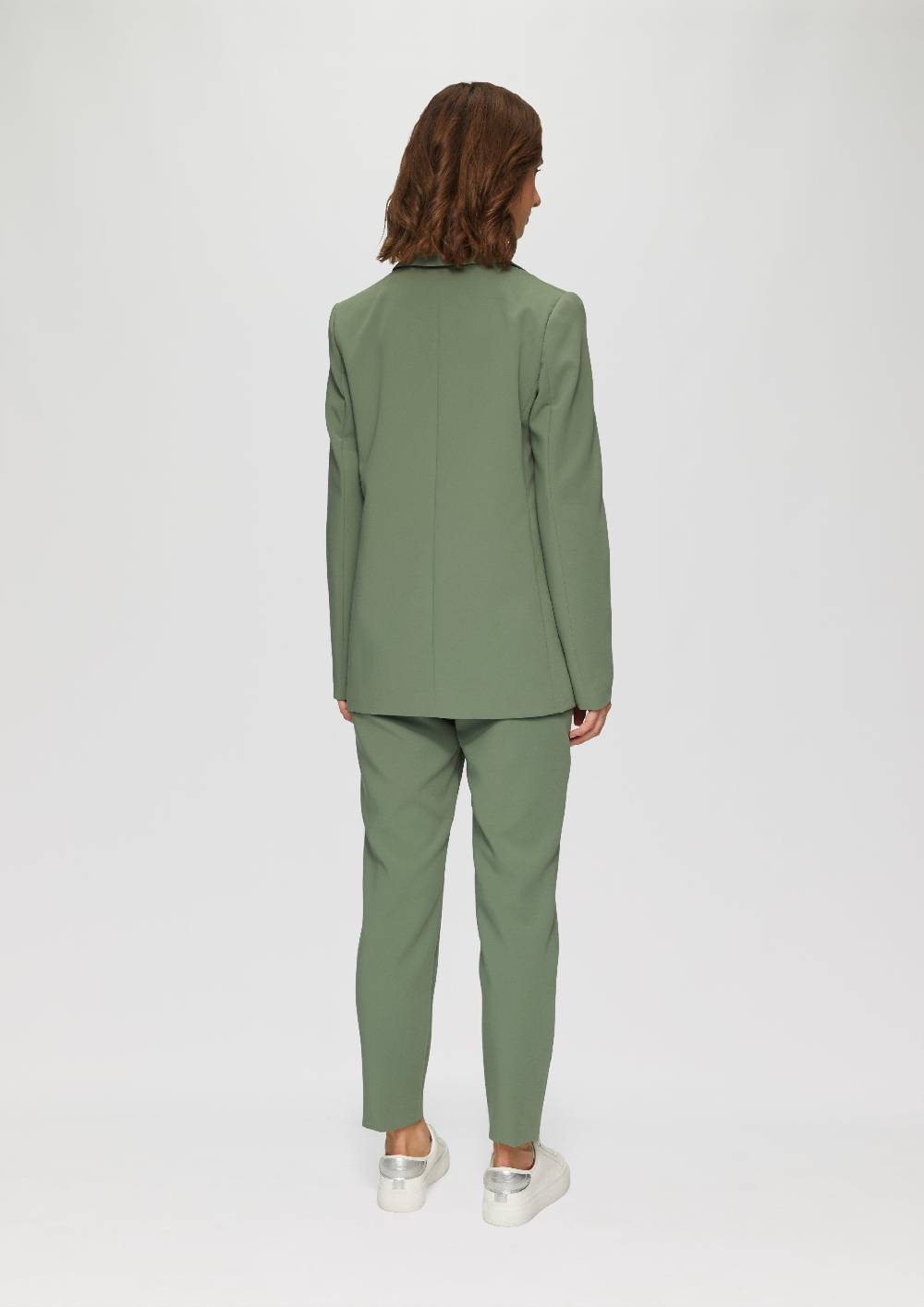 S.Oliver Longblazer Aus Twill Mit Reverskragen