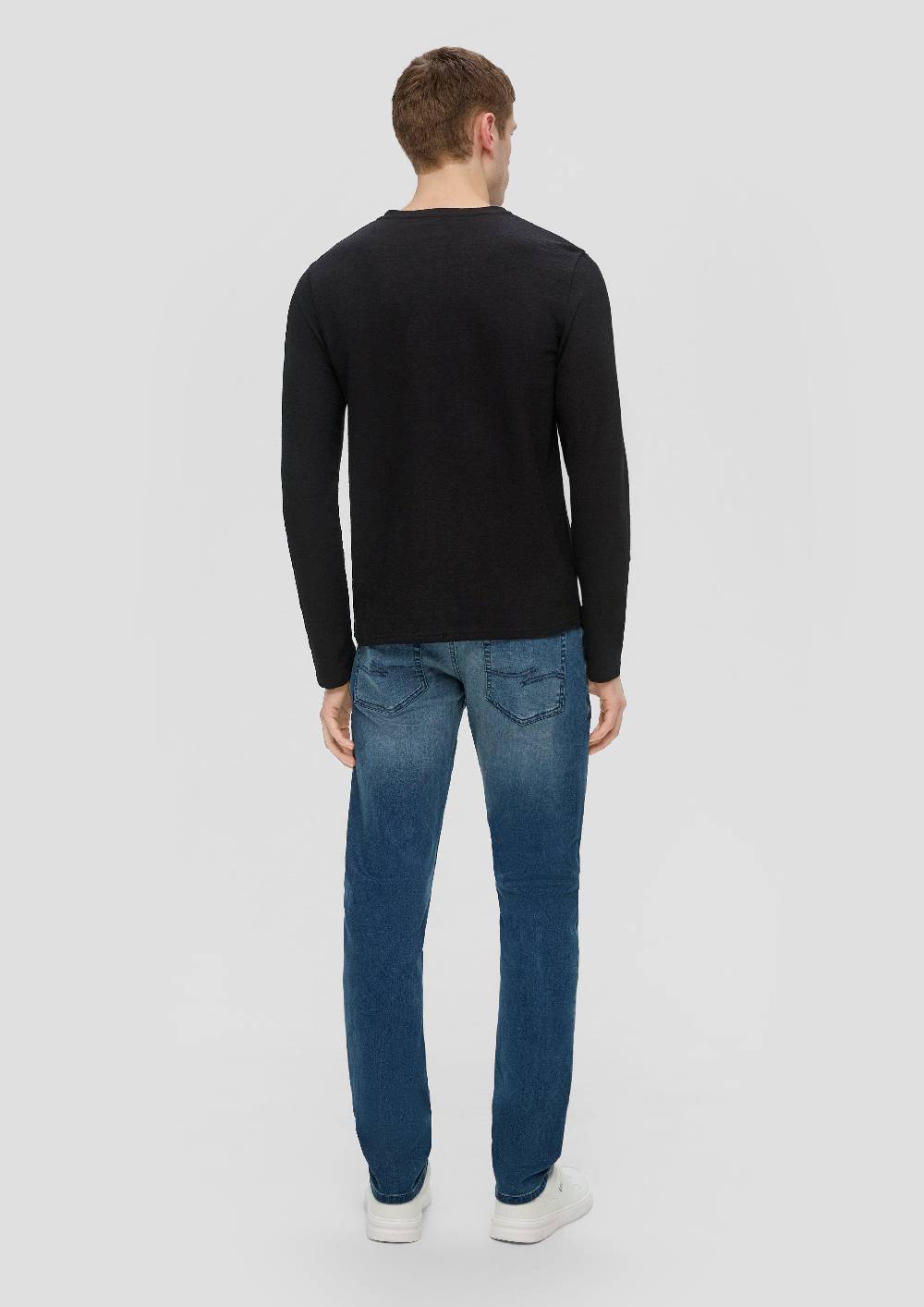 S.Oliver Longlseeve Mit Flammgarnstruktur